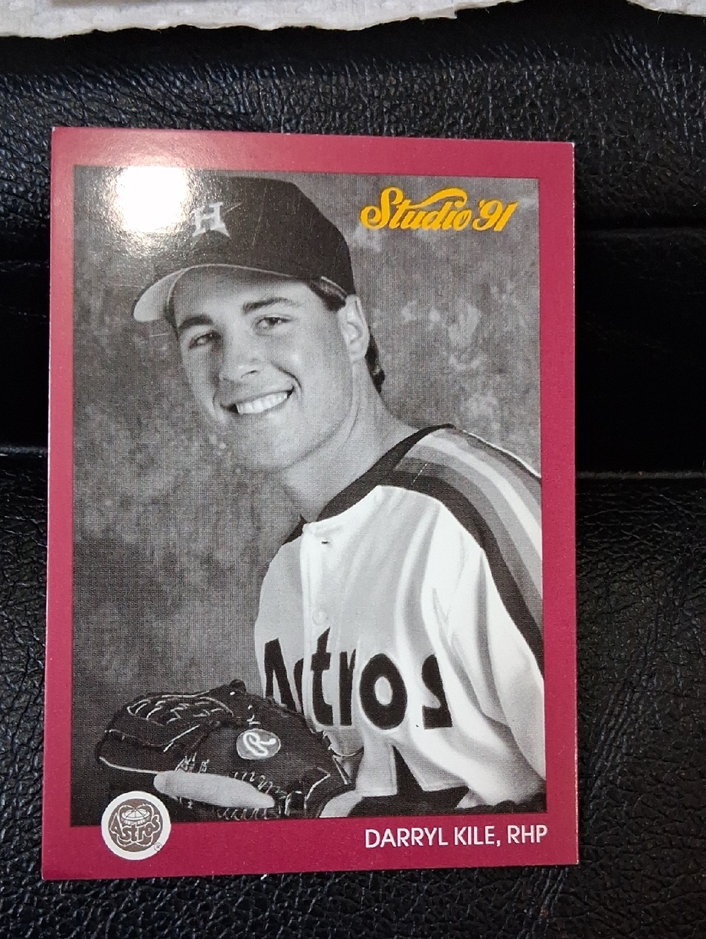 Studio 91 Men Other Baseball Card with Maroon Border